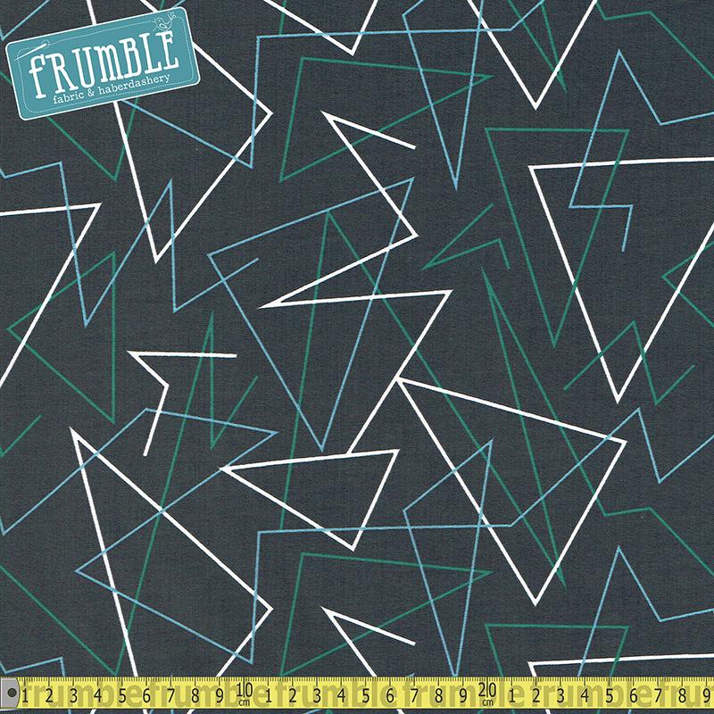 Kujira & Star - Trajectory Fog - Frumble Fabrics