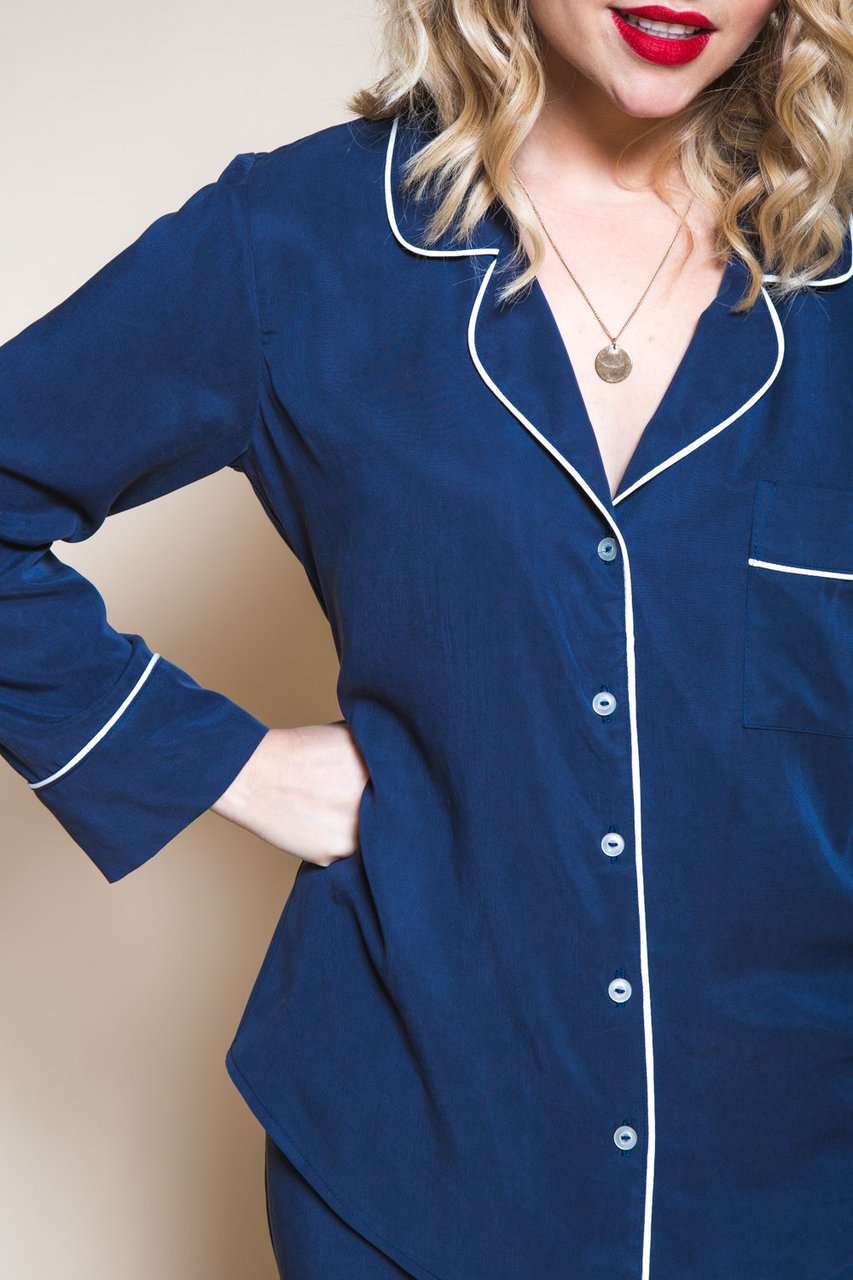 Carolyn Pyjama By Closet Case Patterns - Frumble Fabrics