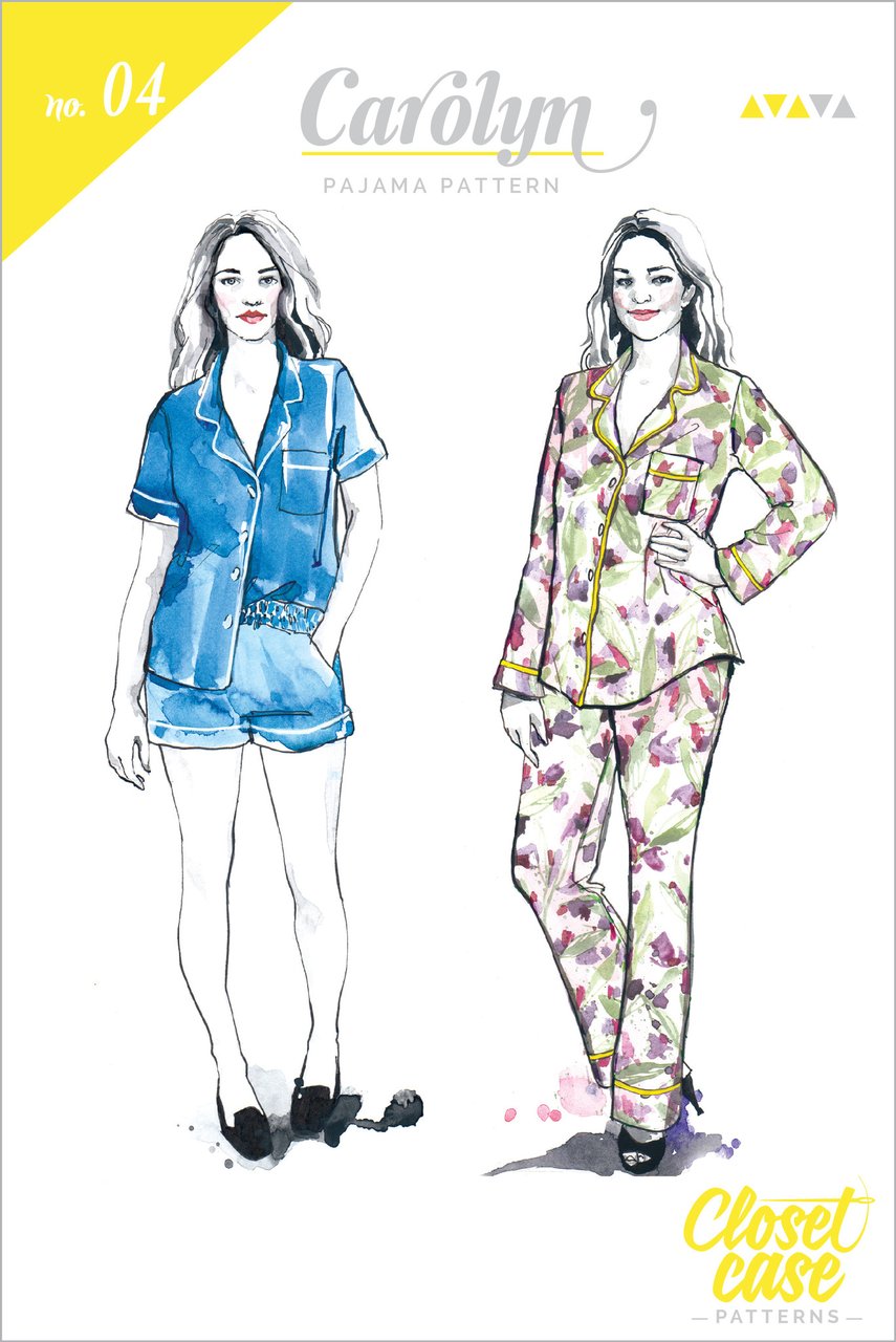 Carolyn Pyjama By Closet Case Patterns - Frumble Fabrics