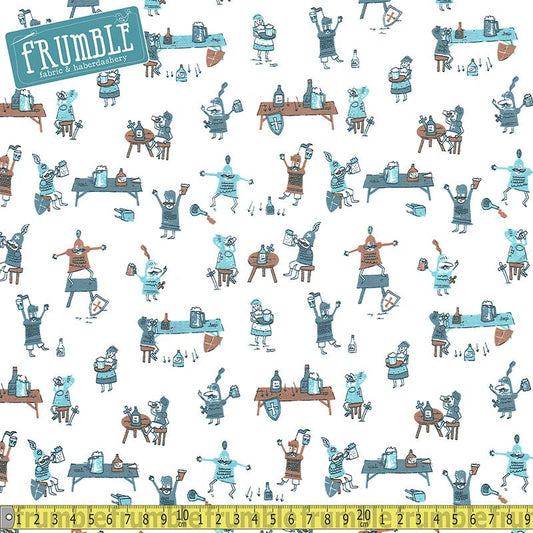 Winter Is Here Happy Hour White - Frumble Fabrics