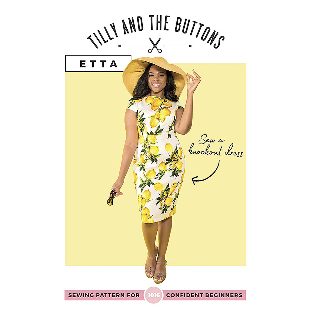 1016 Etta Fitted Dress - Tilly and the Buttons Pattern - Frumble Fabrics