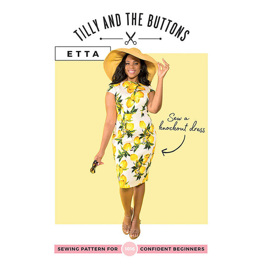 1016 Etta Fitted Dress - Tilly and the Buttons Pattern - Frumble Fabrics