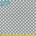 Black & White Diamond Marks White - Frumble Fabrics
