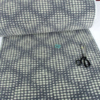 Textured Dots - Woollen Knitted Luxurious Coating - Grey