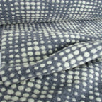 Textured Dots - Woollen Knitted Luxurious Coating - Grey