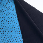Dotty Dots - Softshell - Jeans Blue