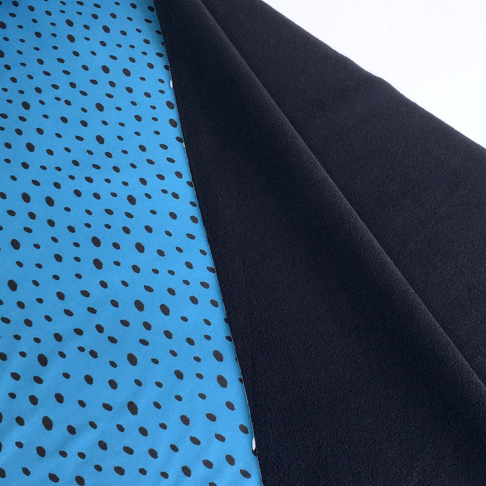 Dotty Dots - Softshell - Jeans Blue