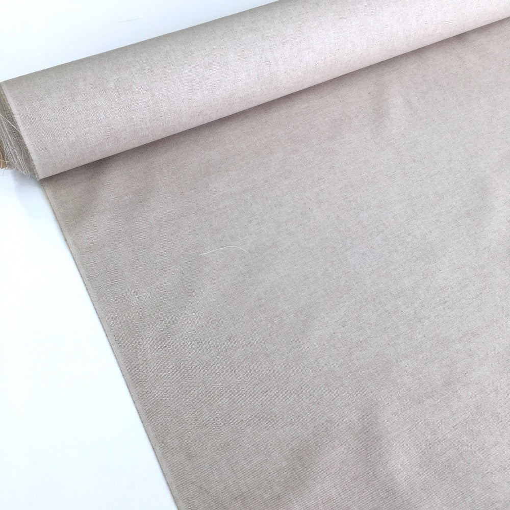 Plain Linen Look Half Panama Canvas Fabric - Frumble Fabrics