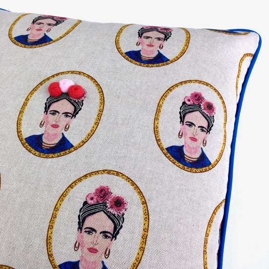 Frida's Portrait Cushion Project Kit - Frumble Fabrics