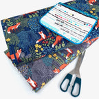 Foxes Into The Woods Dusk Grey - Frumble Fabrics