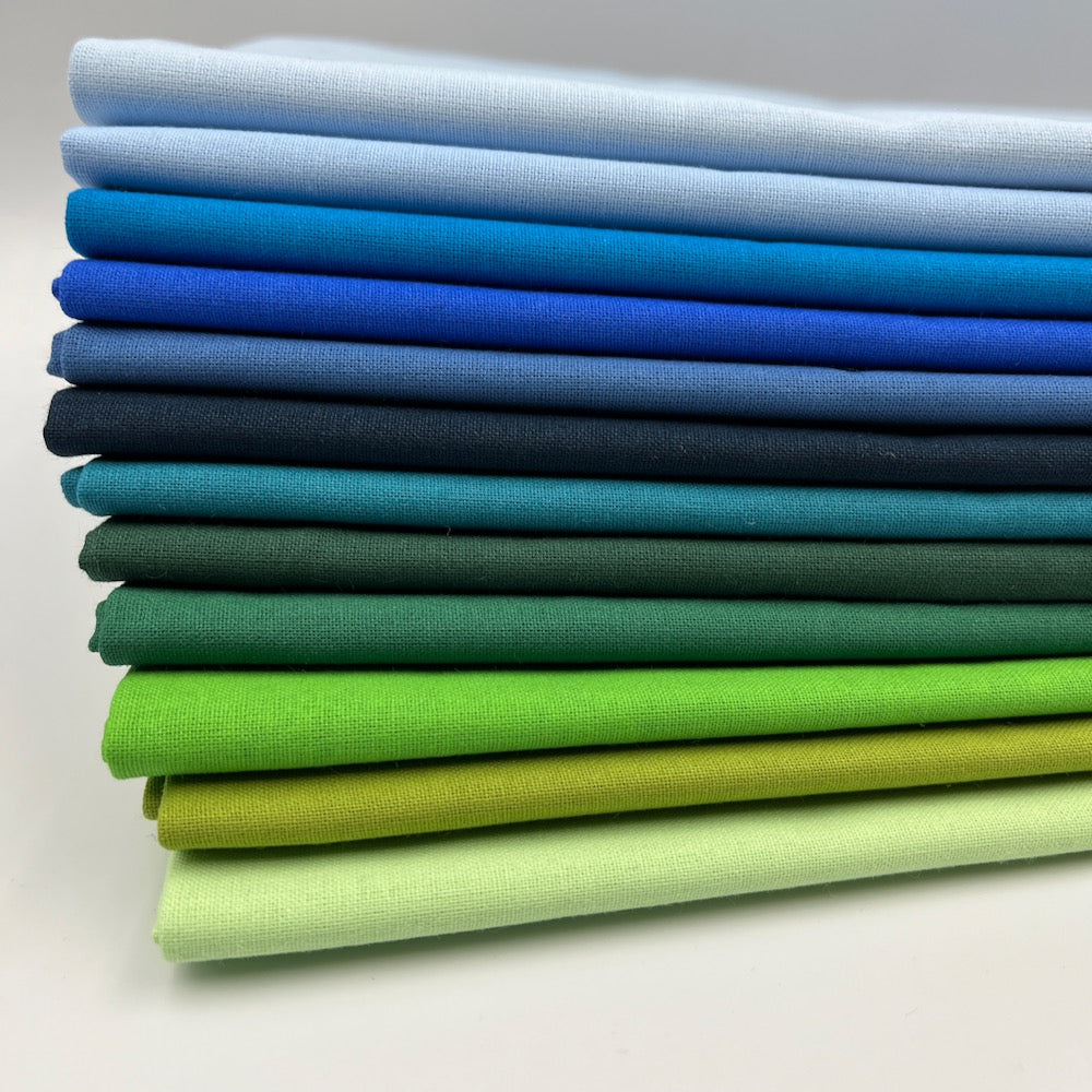 Kushion Cotton Solids Mid Weight Fabric - Mint Green
