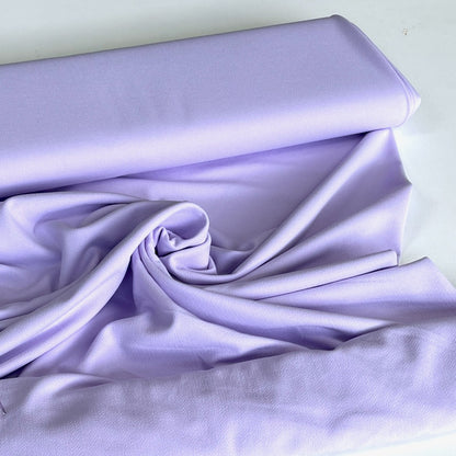 Micro Crinkle stretch - Deadstock Designer Fabric - Lilac