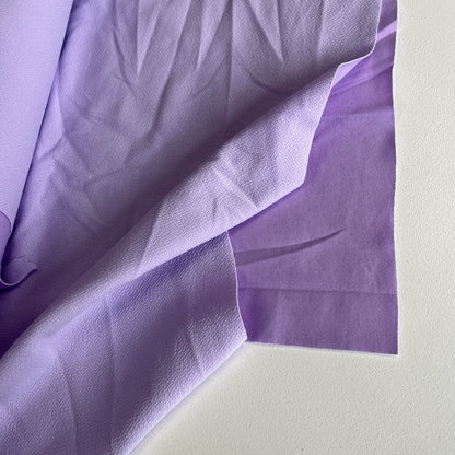 Micro Crinkle stretch - Deadstock Designer Fabric - Lilac