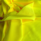 Flo Yellow WindWeave Power  - Deadstock Designer Fabric - (minor marks) Clearance
