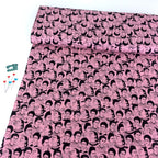 Frida Kahlo Mono Faces Pink - Frumble Fabrics