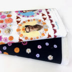 Frida Kahlo Border Black - Frumble Fabrics