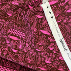 Cotton and Steel RAYON - Rifle Paper Co - Wonderland Magic Forest Magenta