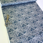 RJR Fabrics - Shiny Objects - Metallic Fiberglass - Navy Silver