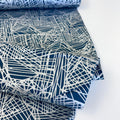 RJR Fabrics - Shiny Objects - Metallic Fiberglass - Navy Silver