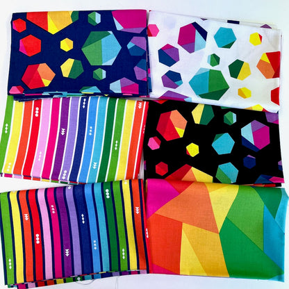 Riley Blake Create Rainbow Fabric Fat Quarter Pack