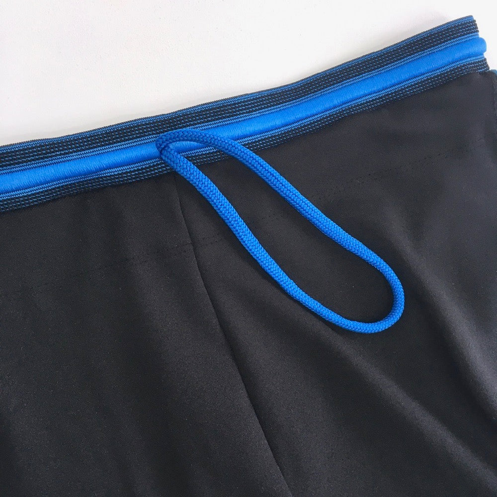 Elastic Sport Waistband with Integrated Cord in Neon Yellow
