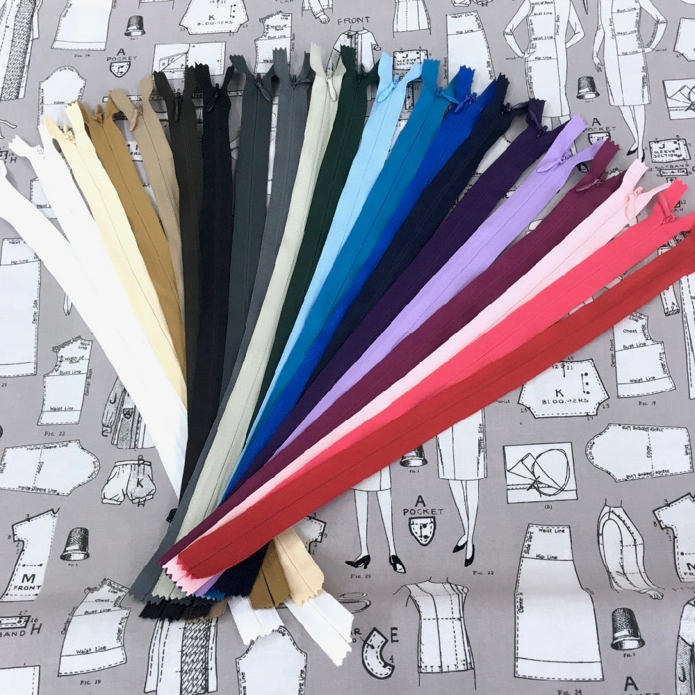 14" (36cm) Invisible Zip - Frumble Fabrics