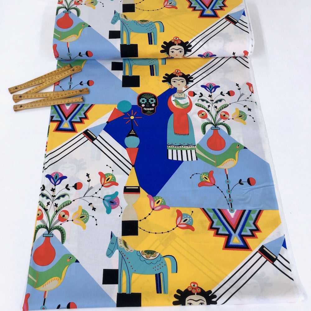 Frida Carita Bright - Frumble Fabrics