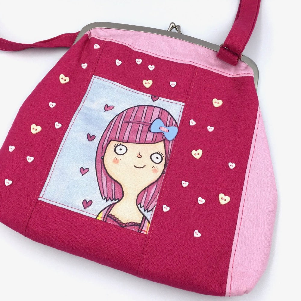 Star Shaped Mini Craft Buttons - Pinks - Frumble Fabrics