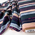 Fusion Art District - Straws of District Rayon in Navy - Frumble Fabrics