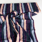 Fusion Art District - Straws of District Rayon in Navy - Frumble Fabrics