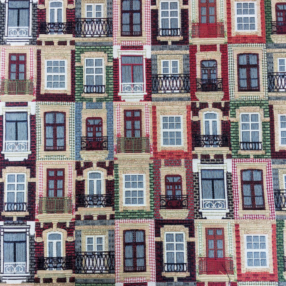 Windows of Porto New World Tapestry Canvas Fabric - Frumble Fabrics