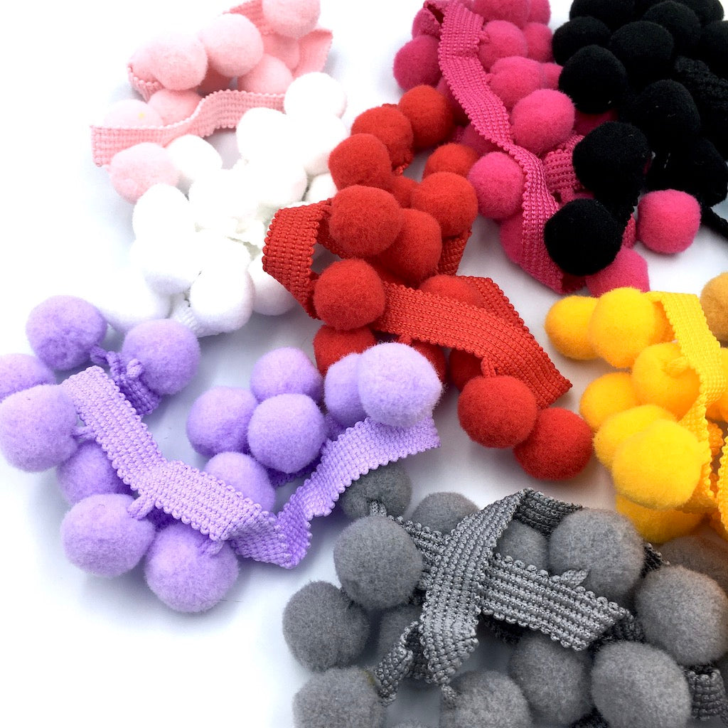 Jumbo Pom Pom Trim Remnant Pack - Frumble Fabrics