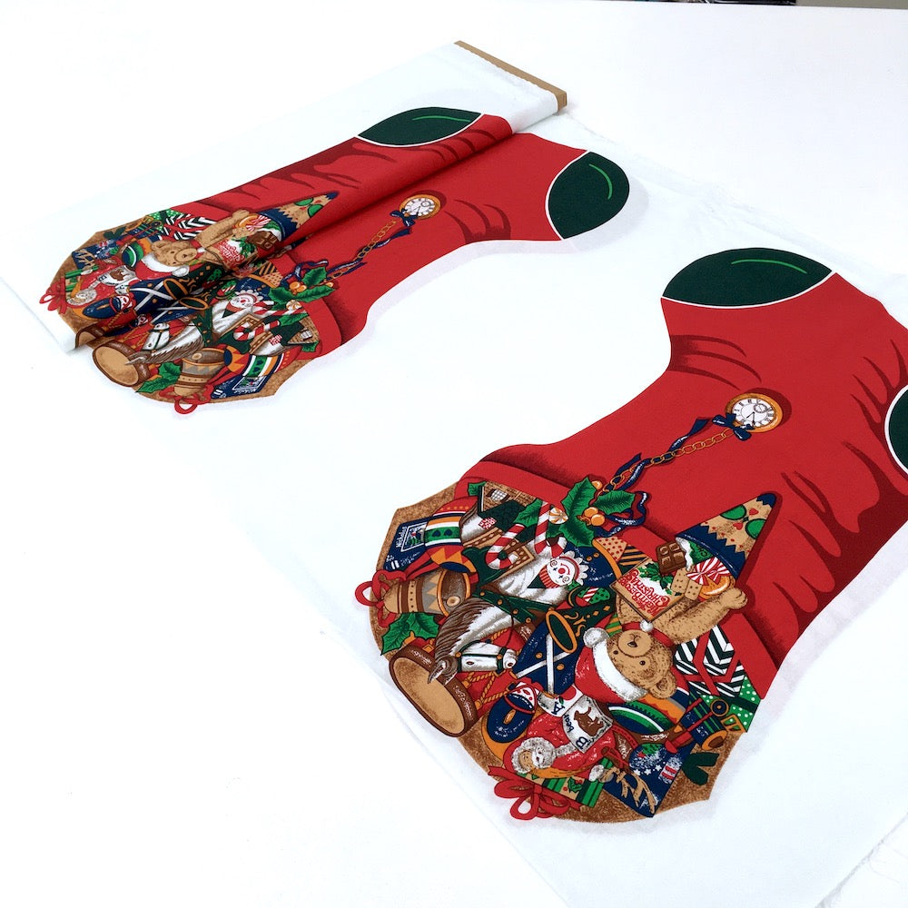 Nutex Fabrics - Giant Christmas Stocking - 45cm Panel