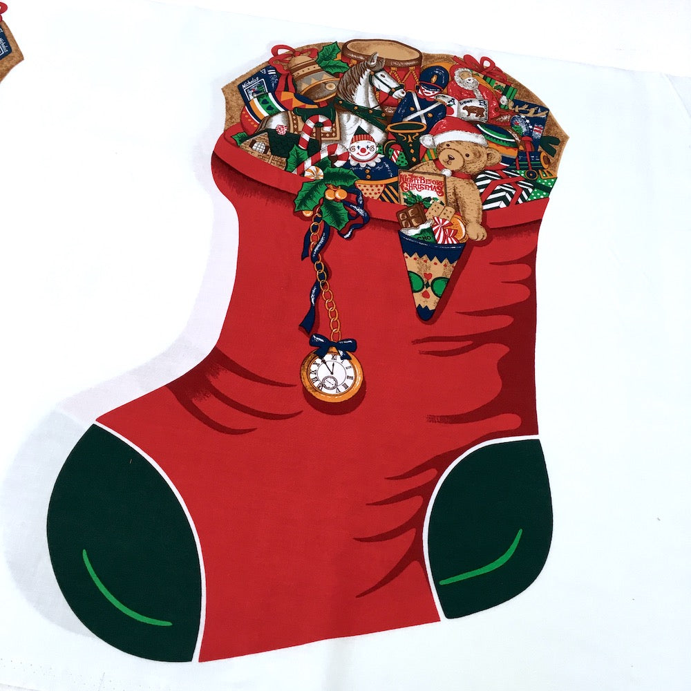 Nutex Fabrics - Giant Christmas Stocking - 45cm Panel