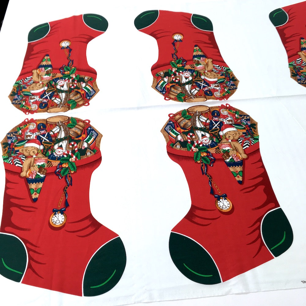 Nutex Fabrics - Giant Christmas Stocking - 45cm Panel