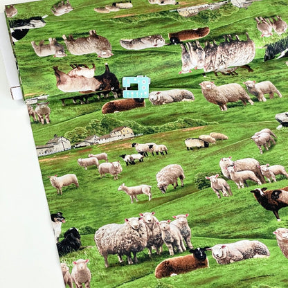 Elizabeth Studio - Farm Animals Sheep - Green