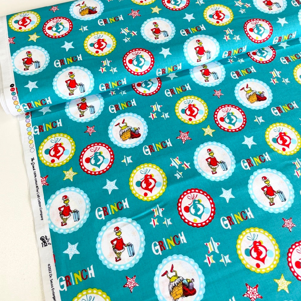 Remnant of Dr Seuss The Grinch - Snowflakes And Stars (88cm)