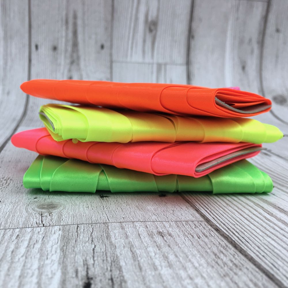 18mm Neon Satin Bias Binding - Frumble Fabrics