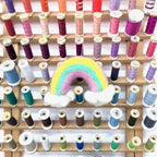 Wonderland Rainbow and Clouds Wool Felt Decoration