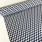 Black White Nitro 3D Blocks - New World Tapestry Canvas Fabric