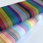 Alexander Henry - Love Is Love - Rainbow Dot Charcoal