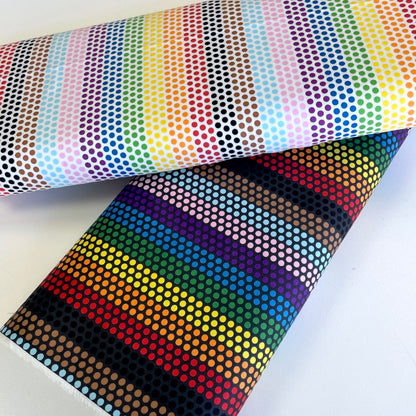 Alexander Henry - Love Is Love - Rainbow Dot Charcoal