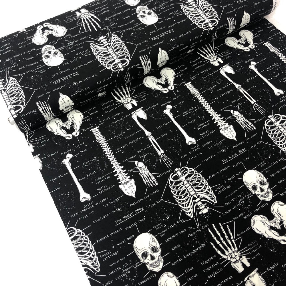 Glow In The Dark Skeletons - Frumble Fabrics