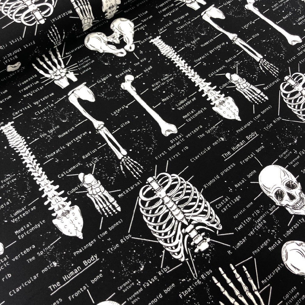 Glow In The Dark Skeletons - Frumble Fabrics