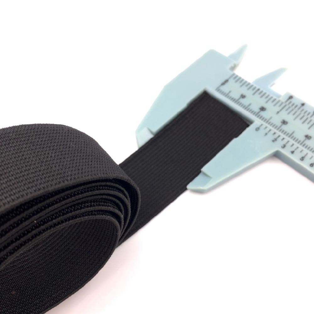 Waistband Elastic 25mm Black - Frumble Fabrics