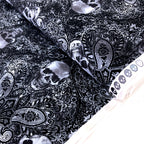 Skull Filigree Black - Frumble Fabrics