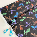Timeless Treasures Fabric - Dragons Repeat - Black