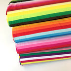 Garden Rainbow Stripe Yarn Dyed Jersey - Frumble Fabrics