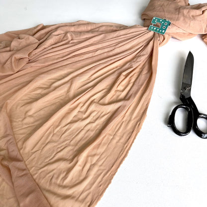 Light Power Mesh Net Ice Peach 4 way stretch PER METRE