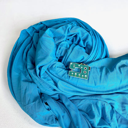 Light Power Mesh Net Turquoise 4 way stretch PER METRE